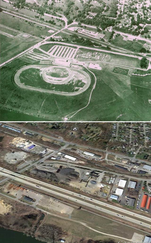 Grand Rapids Speedrome - Speedrome Aerial View - Then And Now From Doug (newer photo)
